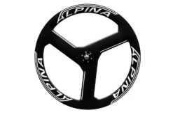 Alpina 3 Spoke Full Carbon Tubular Track Rear Wheel (White)