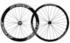 Alpina A5D 50mm / A3D 30mm Carbon Disc Brake Road Wheelset - (White)