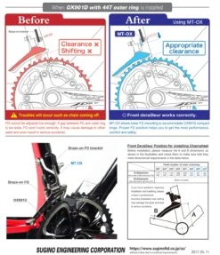Sugino Adjustable FD Mount For OX (MT-OX) -GearHub Sales Shop Sugino Adjustable FD Mount For OX MT OX 3